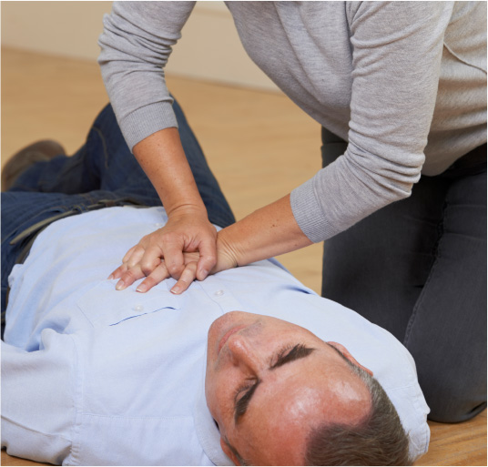 CPR Training Session Demonstrating Life-Saving Technique